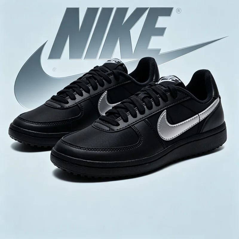 Nike New Women's Shoes: FIELD GENERAL Tennis Black Warrior Sports Shoes for Ladies Platform Shoes  FZ5593-001