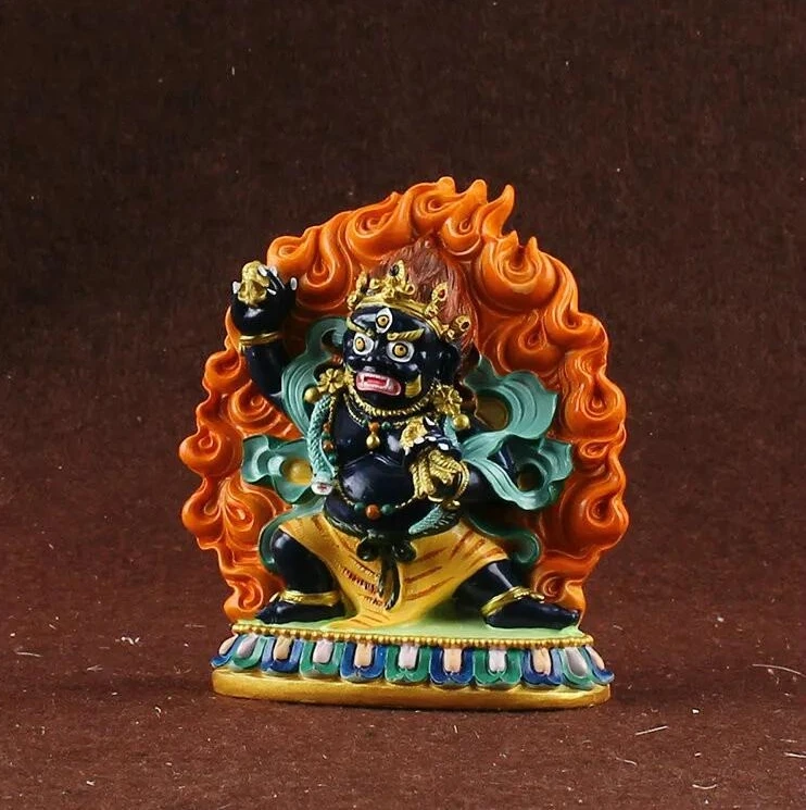 Hand Painted Buddha Statue Small Religious Figurine for Decoration