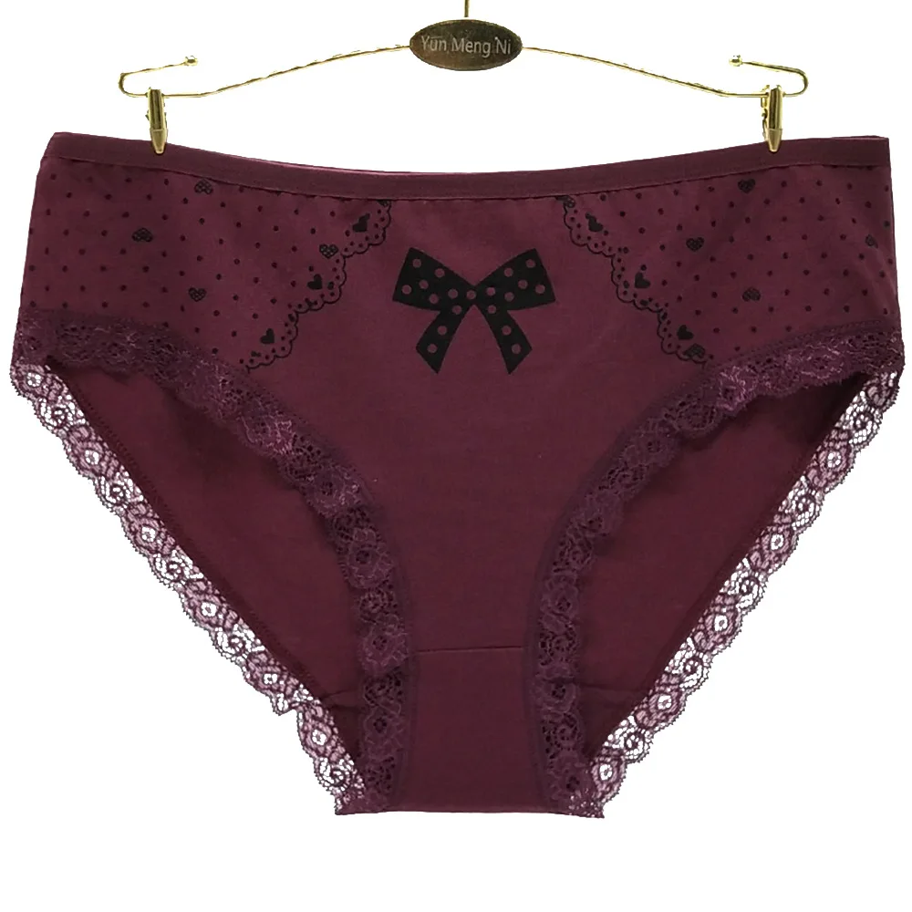 Cotton Panties Female Underpants Sexy Panties for Women Briefs Underwear Plus Size Bragas Mujer Pantys Lingerie Femme 6 Pcs/lot