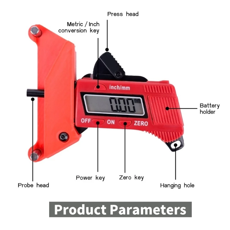 3D Printer Belt Tension Meter Tool Measurement for X1 P1 K1C 3D Printer R58F