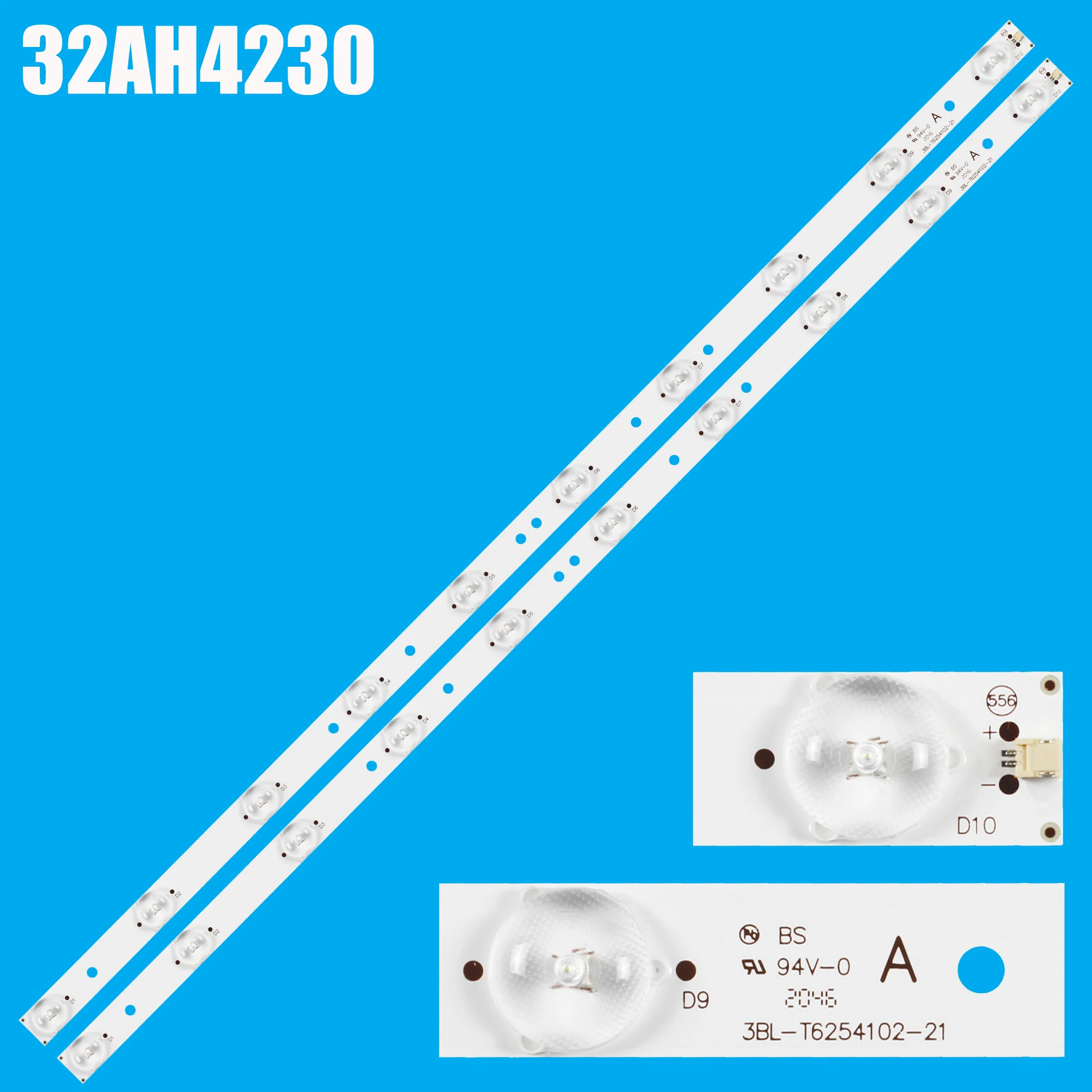 LED Backlight Strip For AKTV3210 32AH4230 LE82N14HM PLDED3273A-B SQ3204 32ES18HM 3BL-T6254102-22 3BL-T6254102-21