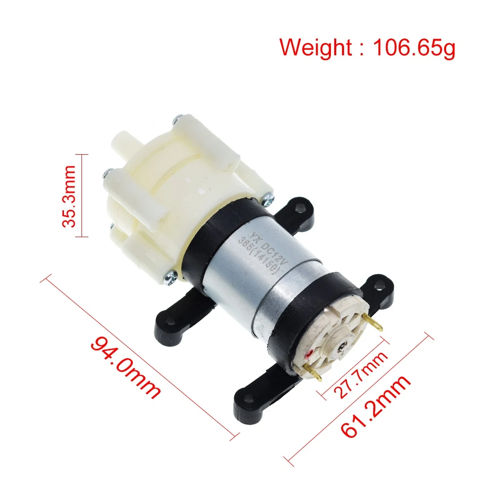 TZT 1/3 قطعة DC6-12V R385 خزان حوض أسماك المياه المستديرة الهواء تيار مستمر مضخة الحجاب الحاجز حوض السمك مضخات الهواء اكسسوارات