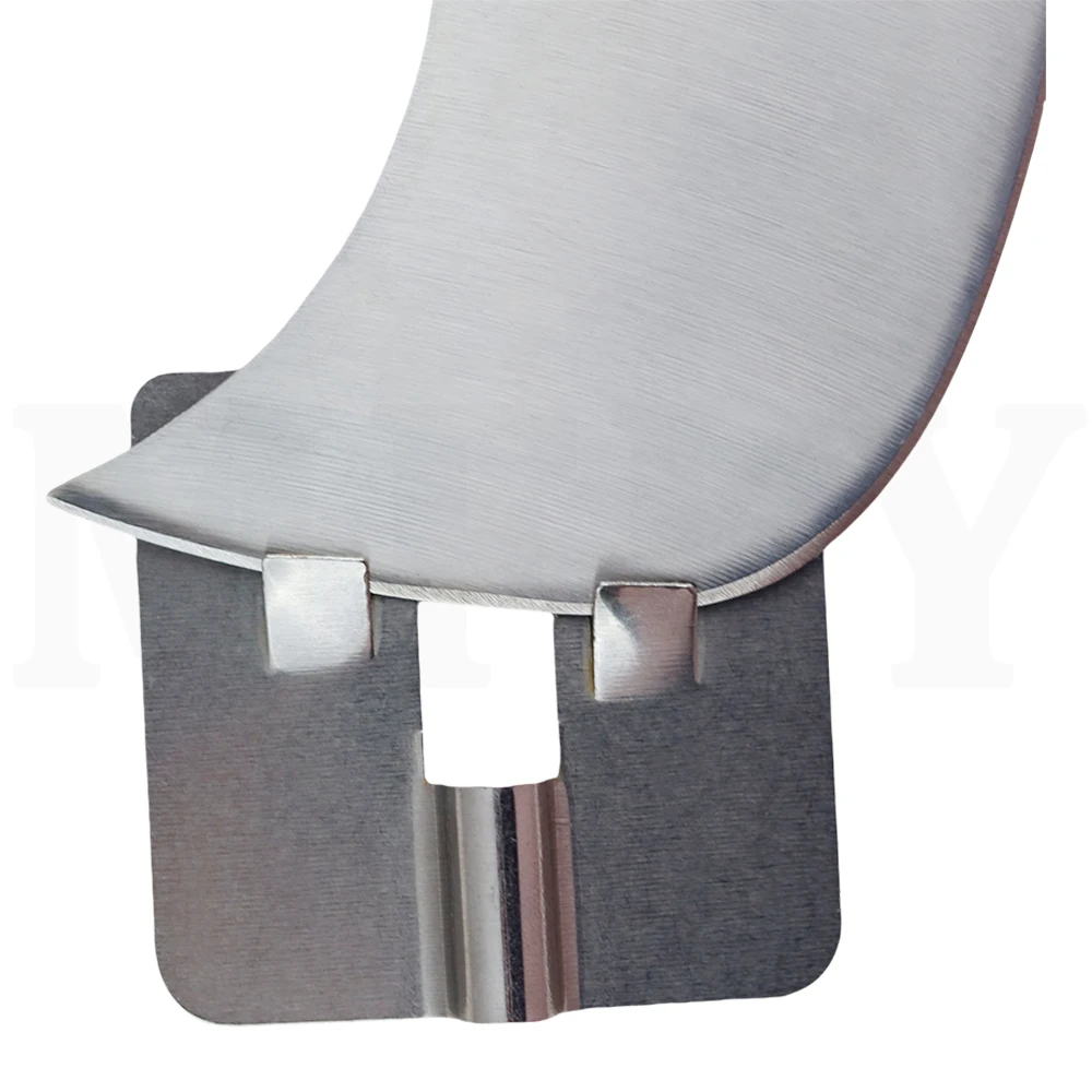 Faca de corte de borracha de aço inoxidável, faca crescente de madeira, espátula de fio de soldagem de pvc, nivelador de piso, raspador de reparo