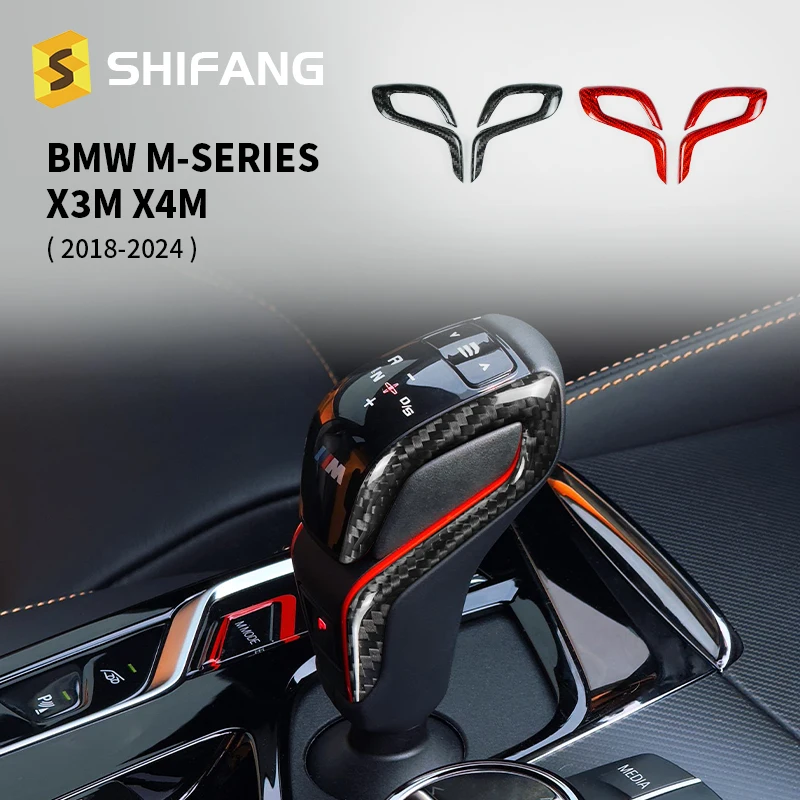 

Gear Header Side Trim Strips Real Hard Carbon Fiber For BMW M Series M5 2018-2024 X3M 2019-2021 X4M 2019-2022 2020 Upscale New