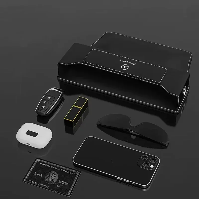 مقعد السيارة الفجوة المنظم مقعد شق فتحة صندوق تخزين لمرسيدس بنز B/C/E/S الفئة أ الفئة C200L GLC GLE CLA اكسسوارات السيارات