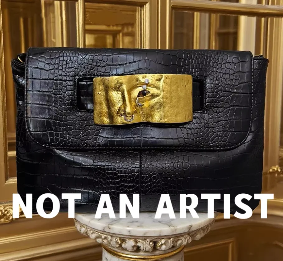 

Оригинальный дизайн из натуральной кожи PU с крокодиловым узором, ручная работа, металлическая застежка, форма сумки для документов, ручная сумка.