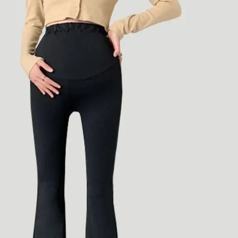 High Waist and Butt-lifting Design, Show Your Perfect Curve  and Comfortable Maternity Bell-bottom Pants