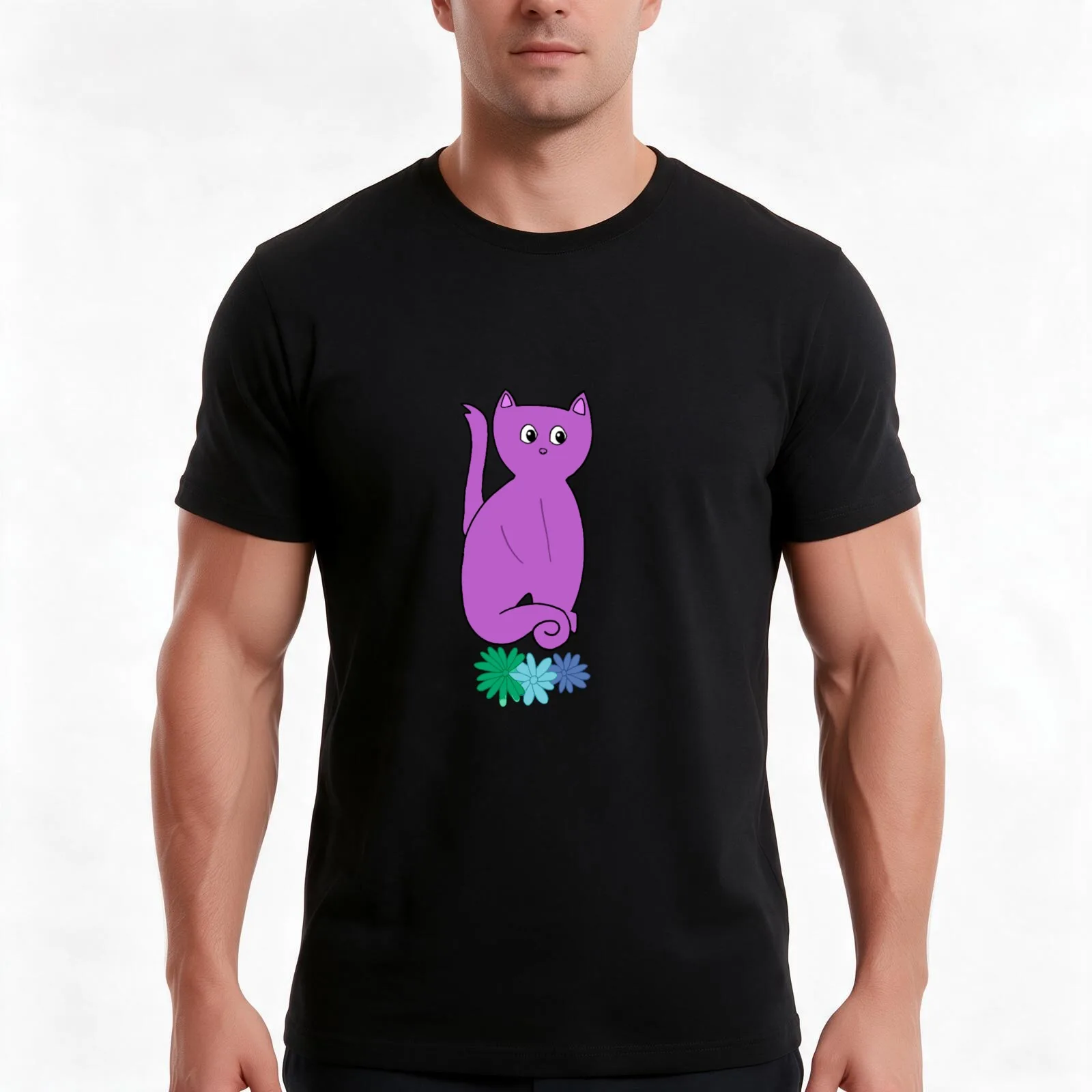 Mamma Mia 2- Cat Dress T-Shirt, Summer Casual Cotton Tee, Oversized Streetwear Tops, Vintage Graphic Print, Unisex Men Women