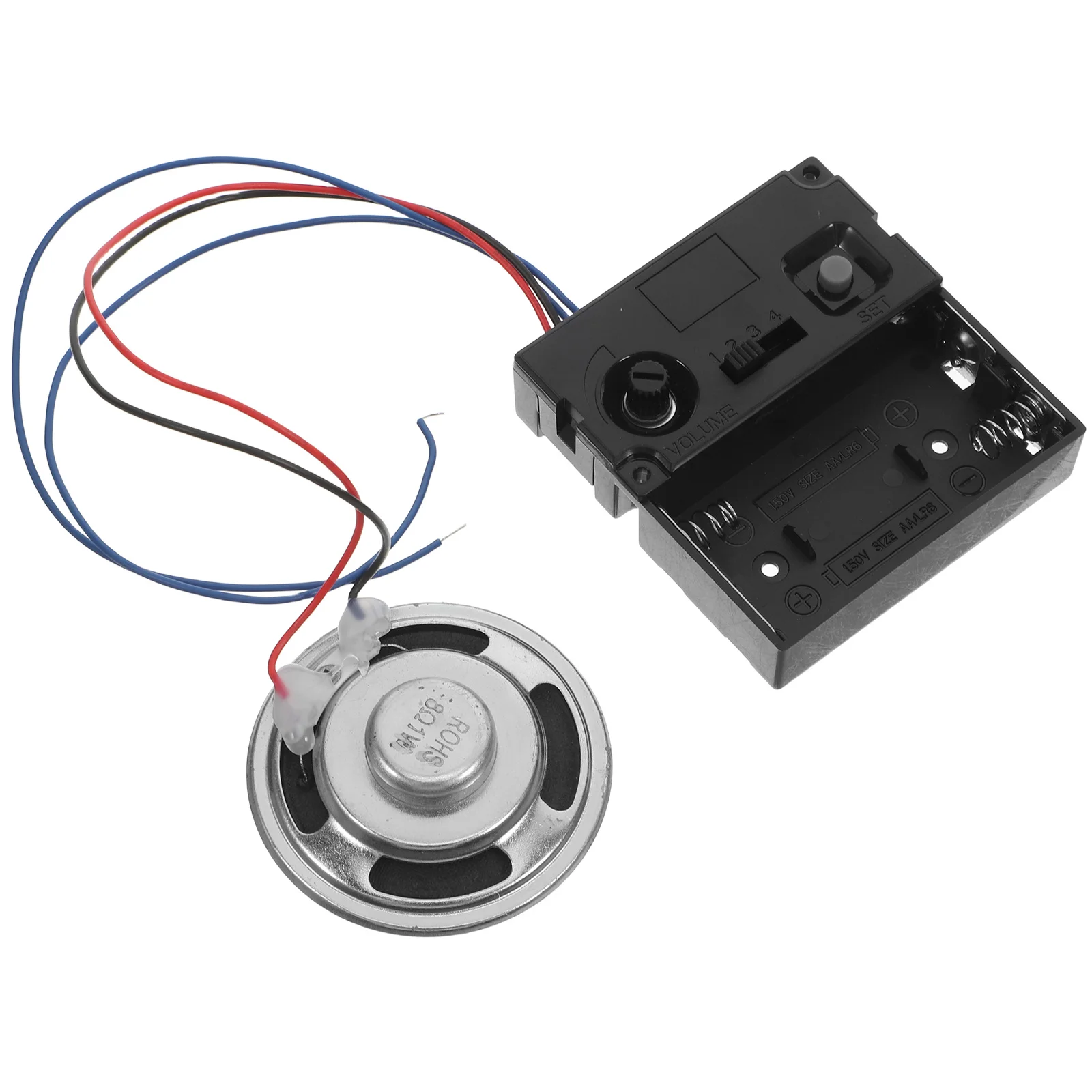 

Clockwork Mechanism for Wall Clock Replacement Musical Movement with Built-in Speaker Hourly Chime DIY