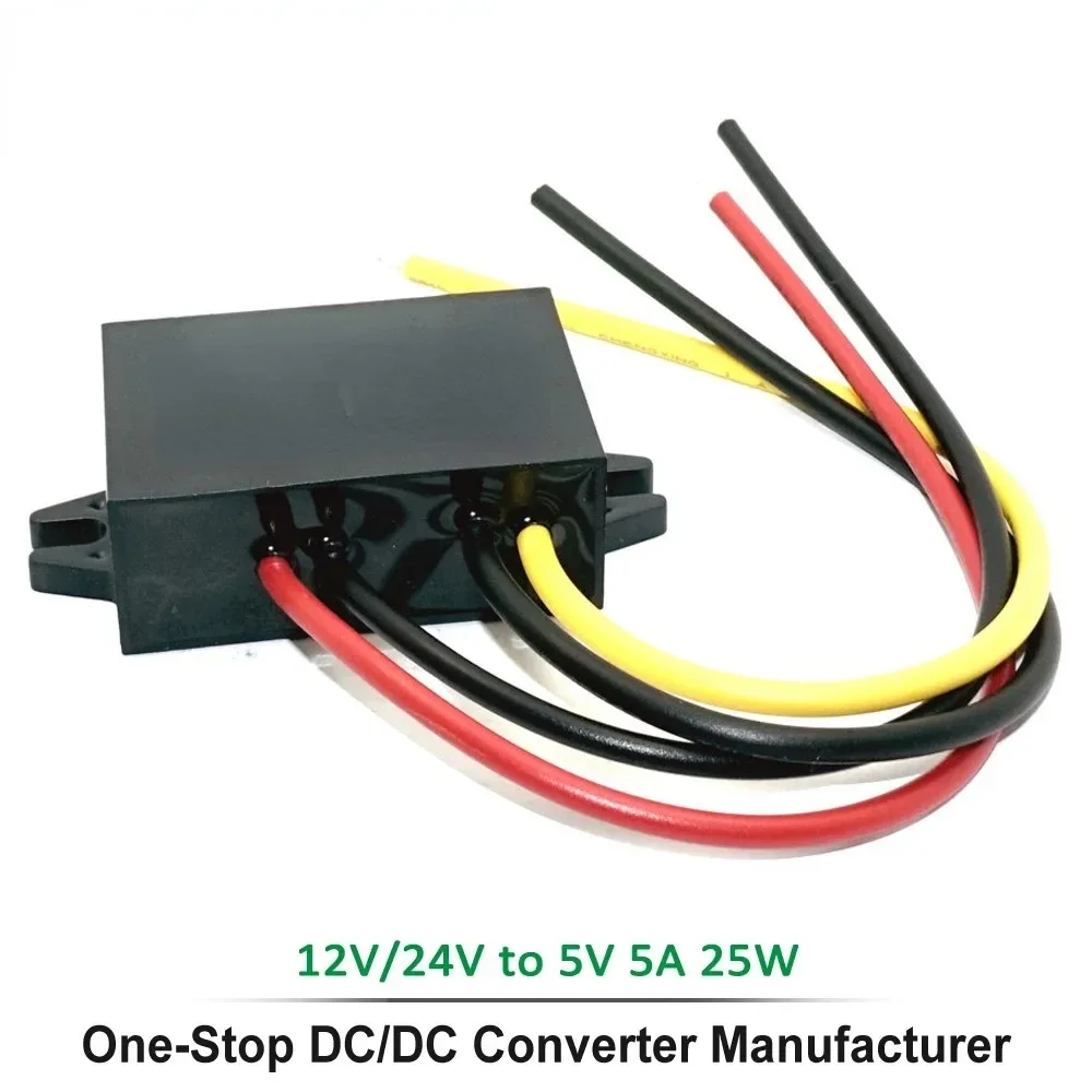 12V 24V to 5V 10A 5A 30A Regulator Step Down DC DC Converter LED Power Supply 24V 12 Volt Buck to 5 Volt for Cars