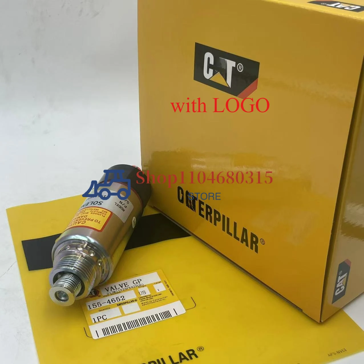 

Excavator Stop Solenoid Valve Flameout Solenoid Valve 8C3663 155-4651 1554651 155-4652 1554652 for C-terpillar Parts