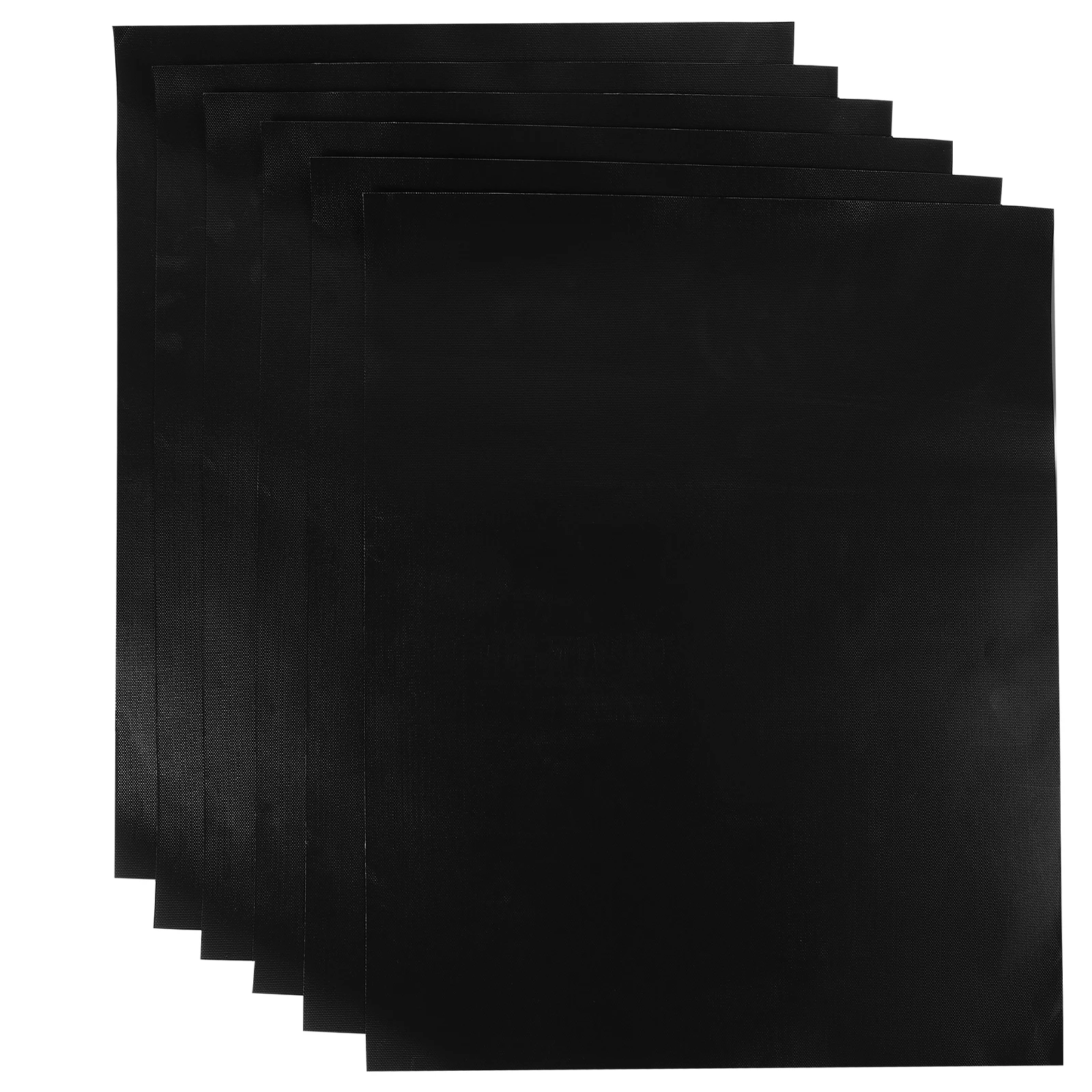 

6 Pcs BBQ Grill Mat Baking Pad Heat Resistant Non Stick Reusable Tear Resistant For Baking Cookie Meat Rolls Vegetable
