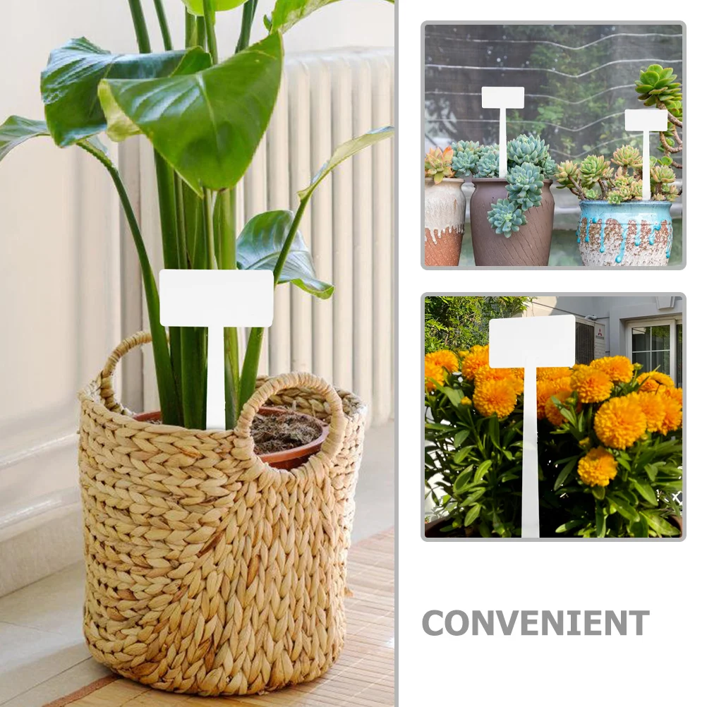 

10pcs Plastic Flower Identifying Boards Garden Plant Markers Nursery Garden Labels Succulent Labels Lawn Label Ornament