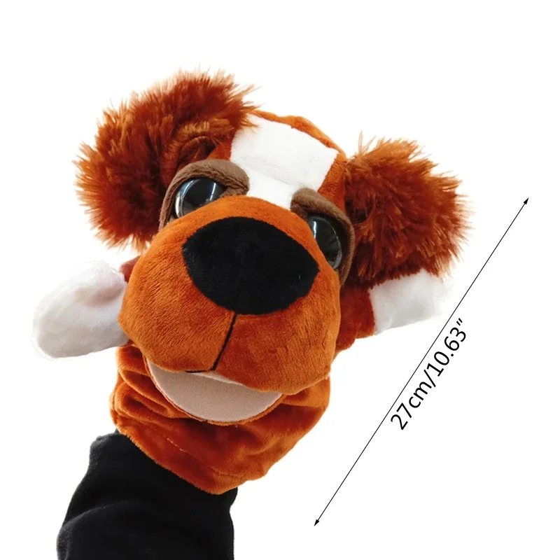 1 Pc Kids Plush Finger & Hand Puppet Popular Activity Boy Girl Role Play Bedtime Story Props 3D Animal Decompressing Toy Doll