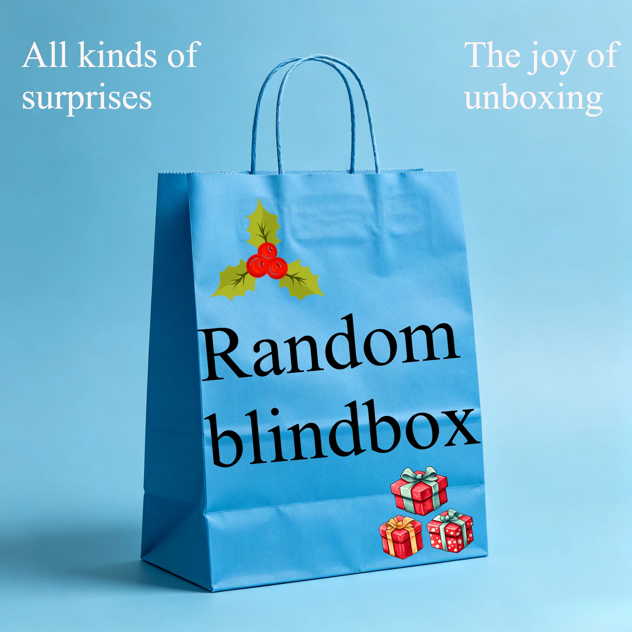 

1 random blind box surprise, the joy of unboxing, mysterious unboxing, containing a variety of different fashionable gifts