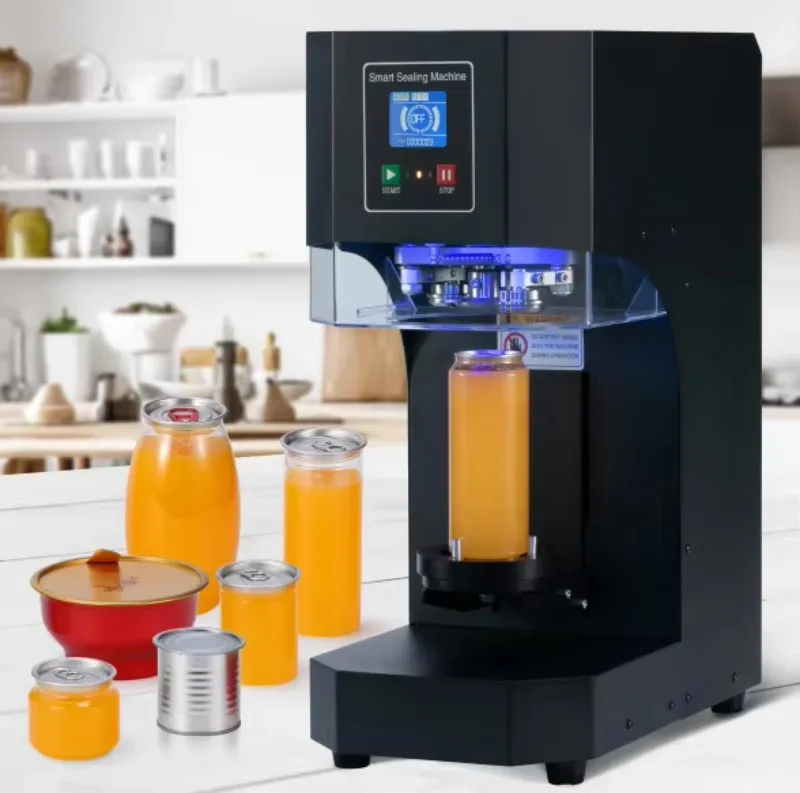 Commercial Automatic Soda Can Sealer 55mm (2.2 inch) for beverages is suitable for plastic and aluminum