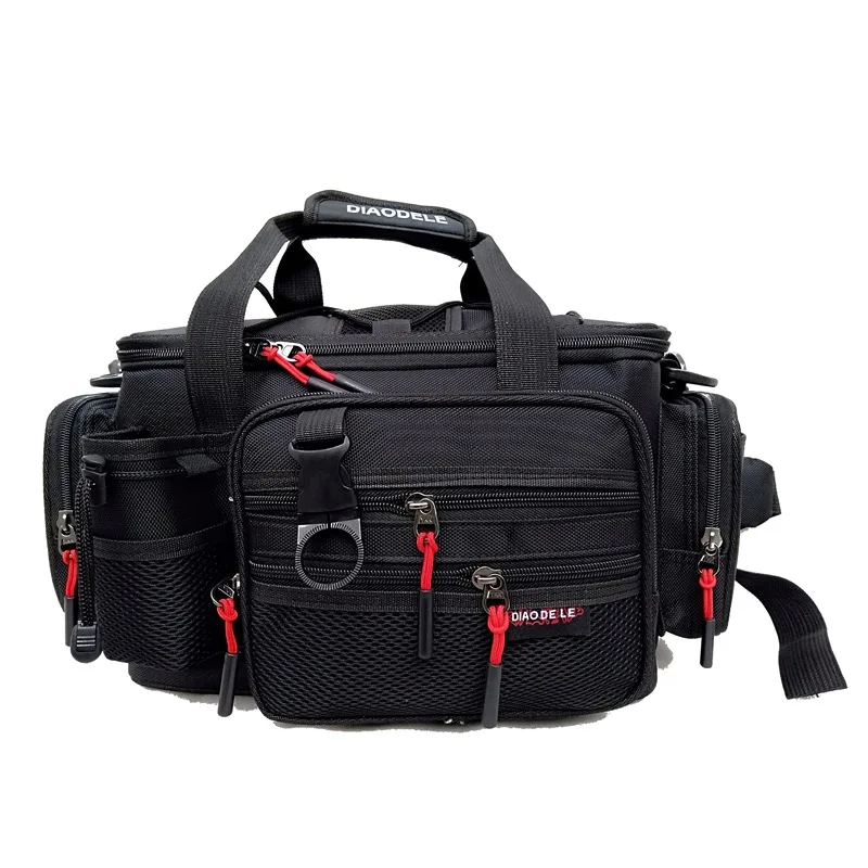 New Camping Multifunction Fishing Bag High Capacity Fishing Lure Bag Tackle Pack Outdoor Shoulder Bags Canvas Waist Bag