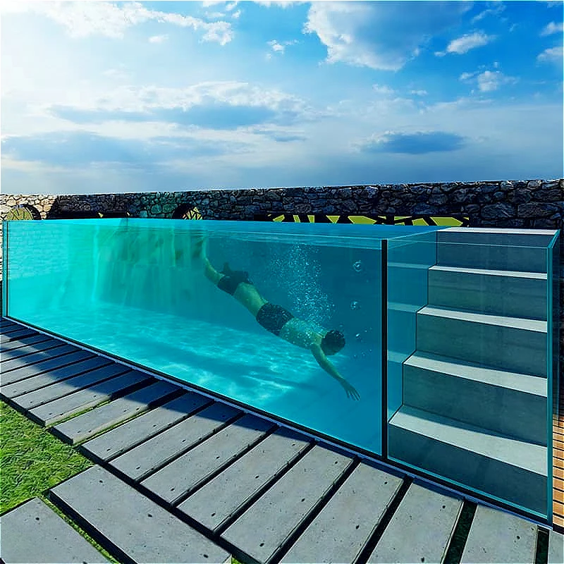 Portable swimming pool container 20ft rustproof anti leak outdoor above ground pool villa courtyard family recreation Customized