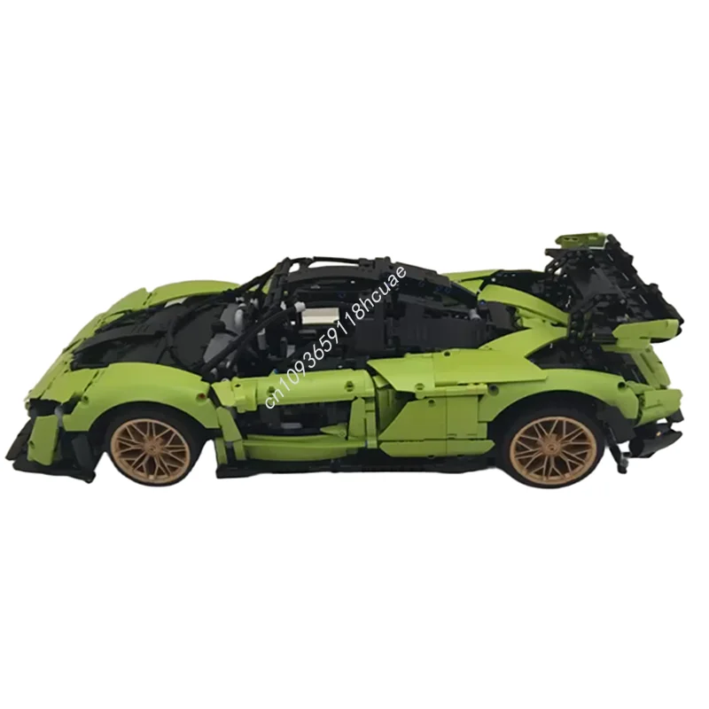 2709 قطعة MOC McLarenesd Senna B نموذج اللبنات التقنية العمارة لتقوم بها بنفسك هدية الكريسماس ألعاب إبداعية فكرة الطوب الاطفال