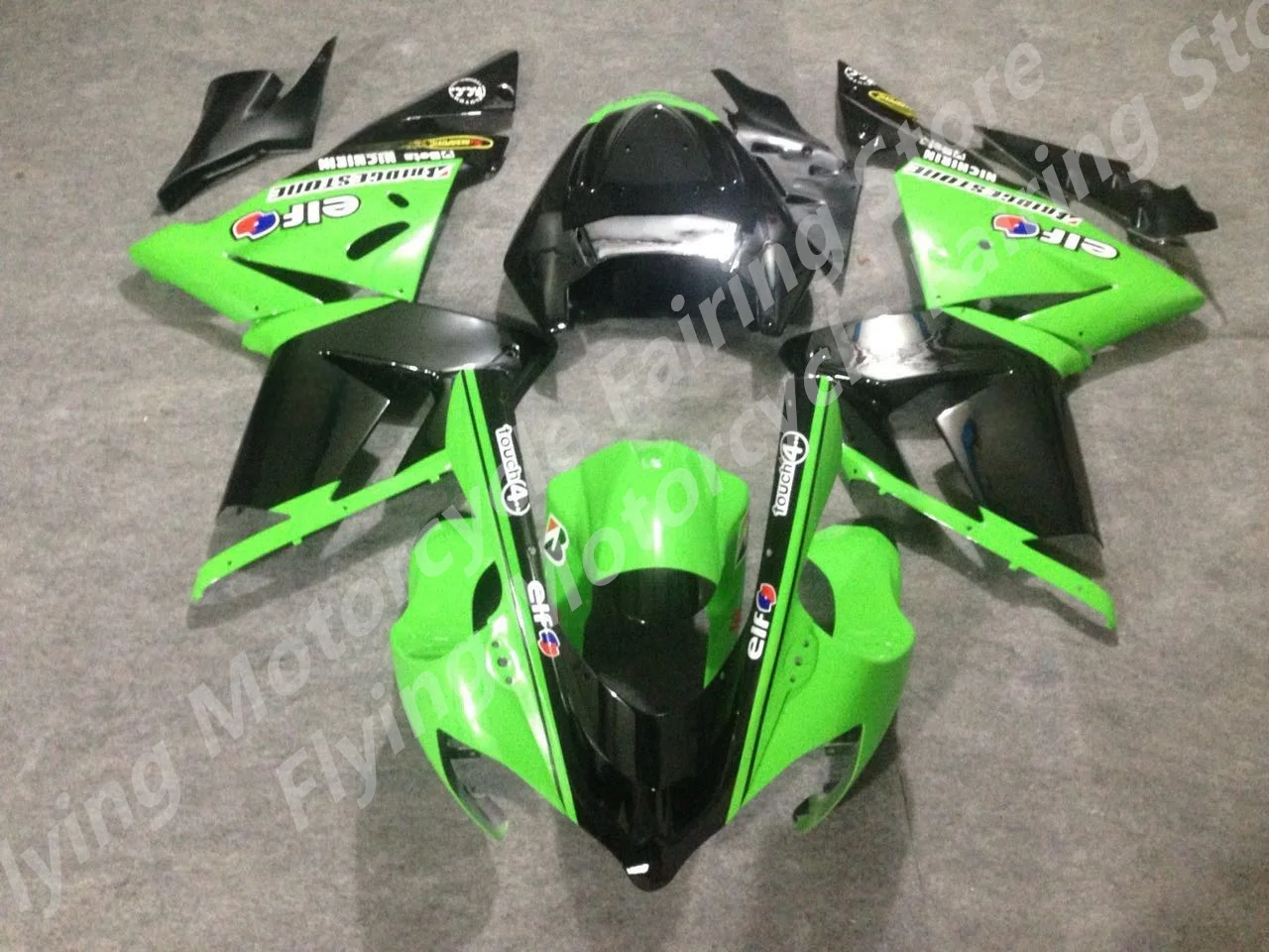 

Обтекатели ABS для KAWASAKI NINJA ZX10R 04-05 ZX 10R 04 05 ZX-10R 10 R 2004 2005, Обтекатели для ниндзя