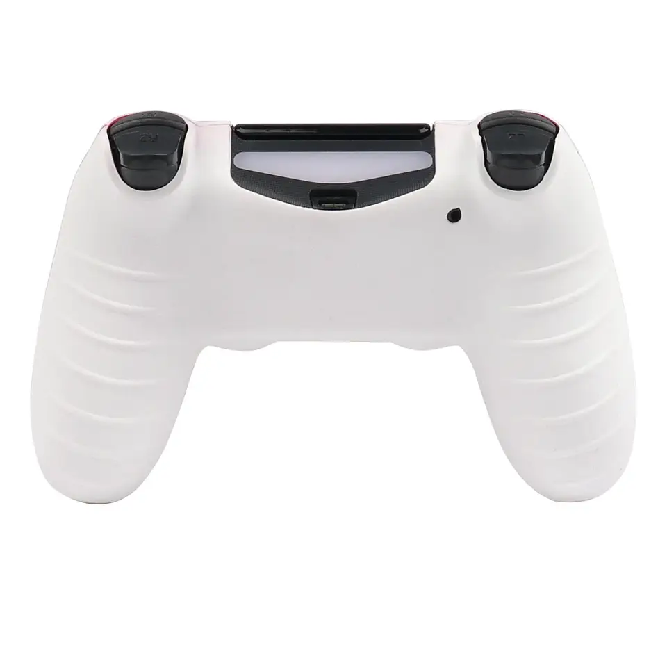 حافظة غطاء وحدة التحكم الناعمة من السيليكون لجهاز PS4، أغطية جلد التحكم، ملحقات عصا التحكم للوحة ألعاب الفيديو PlayStation 4 - 3