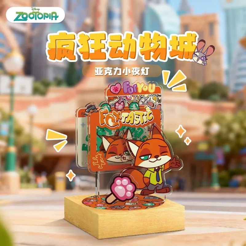 

Официальный акриловый 3D-пазл-ночник Disney «Зверополис: Джуди и Ник» – подарок, настольное украшение для детей и фанатов