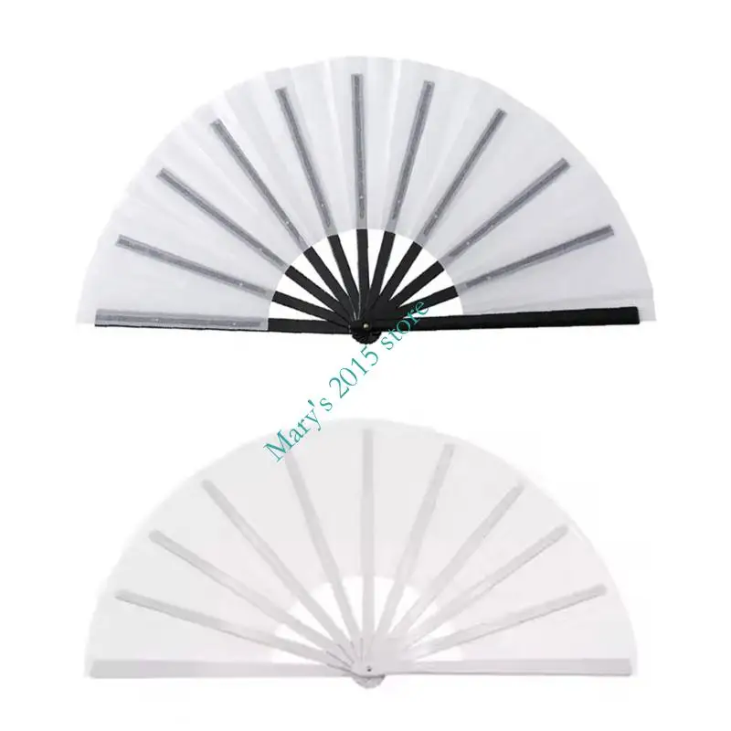 

E15F Sublimation Fan DIY Blanks Hand Fan Heat Transfer Printing Folding Handheld Fan for Dancing,Wedding,Home DecorationS