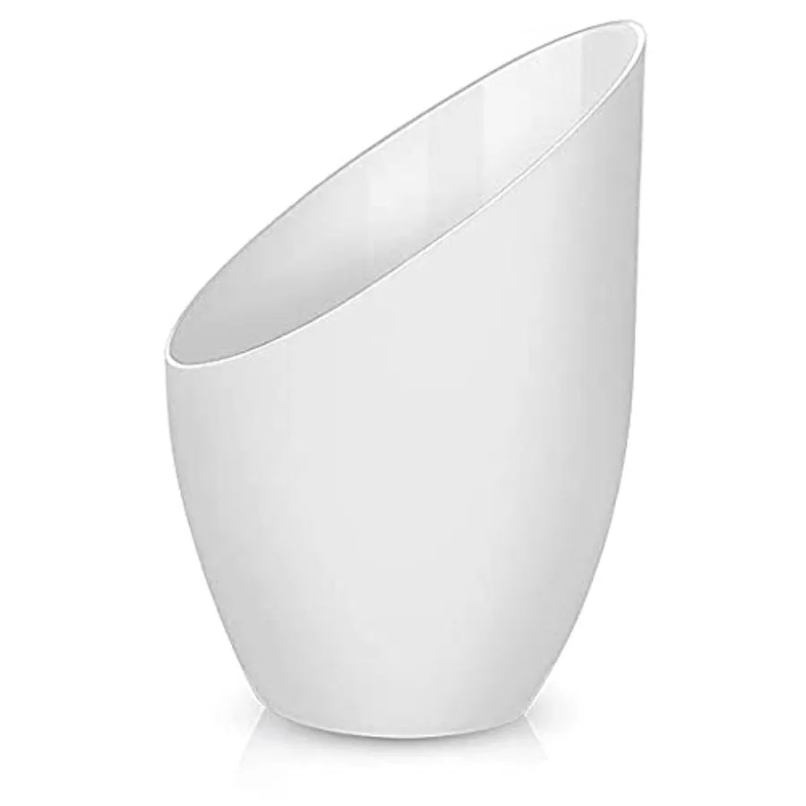 Plastic Lampshade, 5.7 inch High, 4.1 inch Diameter, 1.65 inch Fitter, Replacement Plastic Lamp Shade for LED Floor Lamp [White