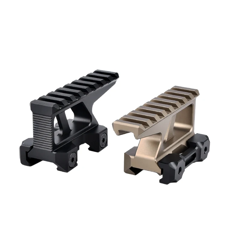 Support de levage horizontal de vue de portée en métal tactique à 8 fentes pour RMRR T-1 T-2 3X 6X vues de visée DBAL-A2 PEQ-15 NGAL OGL