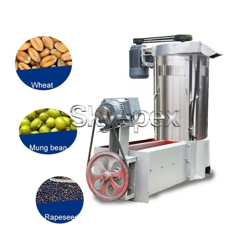 Wheat Washing And Dehydrating Machine Small Grain Cleaning Stone Sand Removing Water Washing Wheat Cleaner Dryer