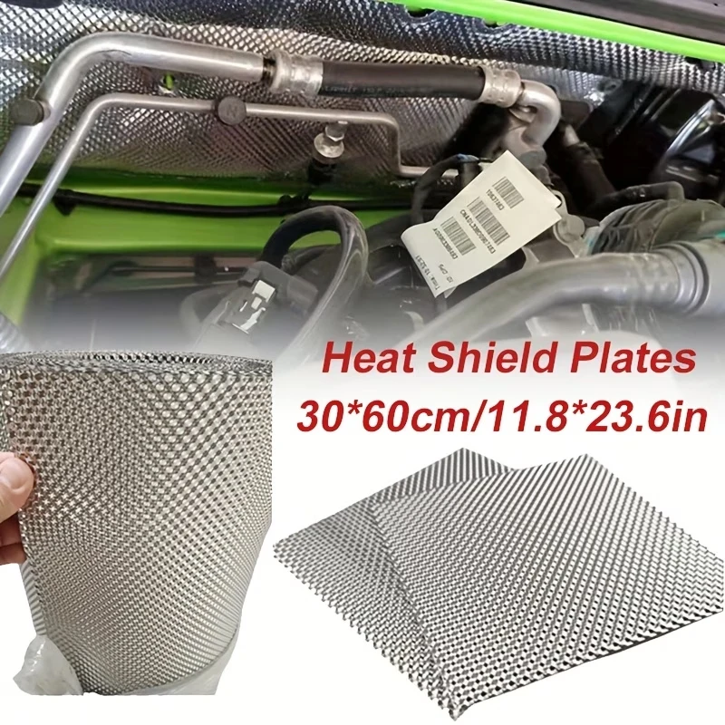 

30x60cm Engine Heat Shield Motorcycle Exhaust Pipe Stainless Steel Turbine Guard/Welding Plate Used For Turbine And Drain Pipes