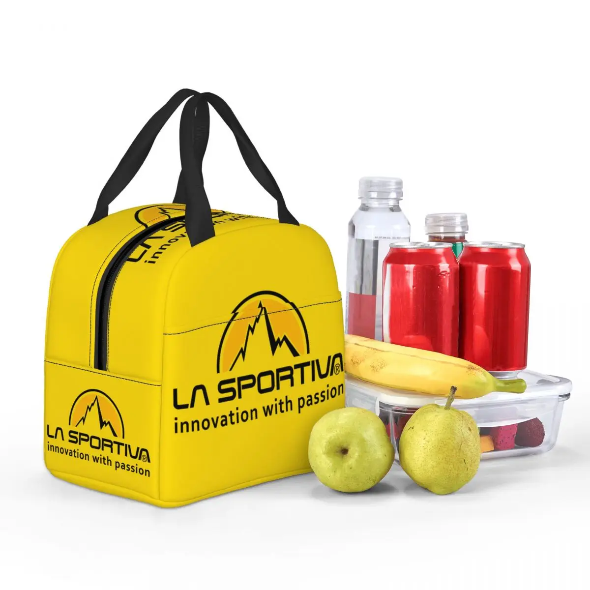 La Sportiva Insulated Lunch Box for Women Reusable Thermal Cooler Lunch Bag Kids School Children Food Picnic Container Tote Bags