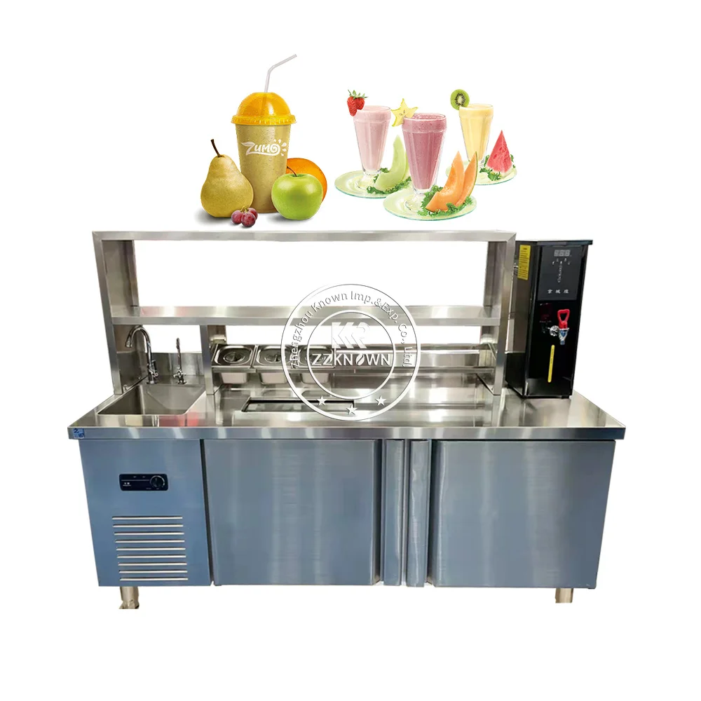 2023 Hotel Restaurant Modern Fashionable Commercial Wine Furniture Metal Refrigerated Water Bar Counter Undercounter Fridge