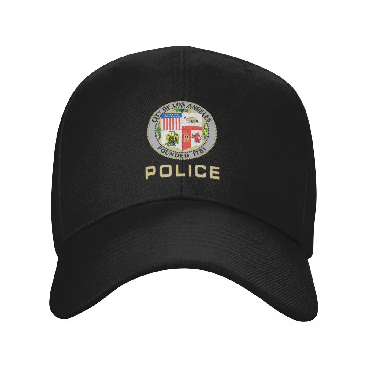 LAPD Door Style Baseball Cap Snap Back Hat custom Hat Hats Man Women's