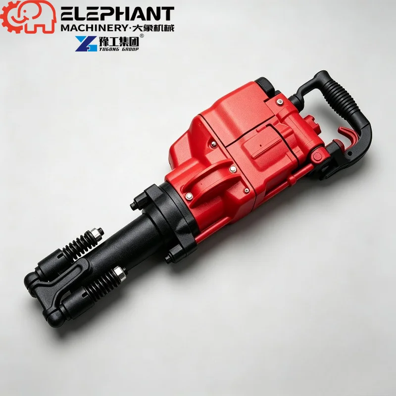 Air‑leg Pneumatic Rock Drill Bearing Core 42mm Drilling Diameter Max 5m Depth For Mining Tunneling Quarry Blasthole Drilling