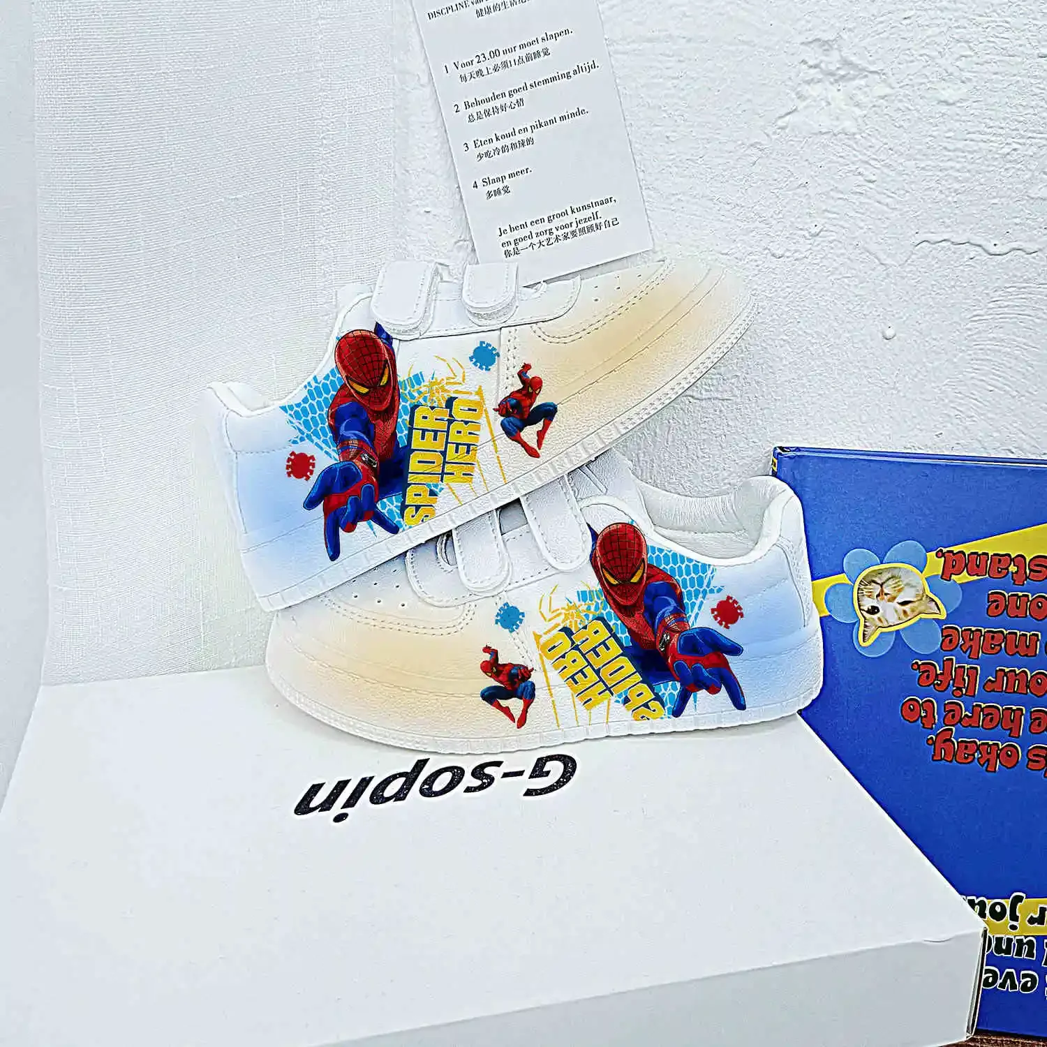 

New Disney kids Spider-Man cute Casual shoes non-slip soft bottom sports shoes for girl gift eu size 26-38