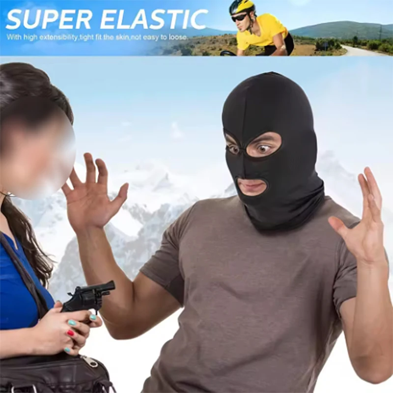 Breathable Full Face Mask Balaclava Mask Outdoor Sports Motorcycle Riding Sports UV Protection Mask image 6