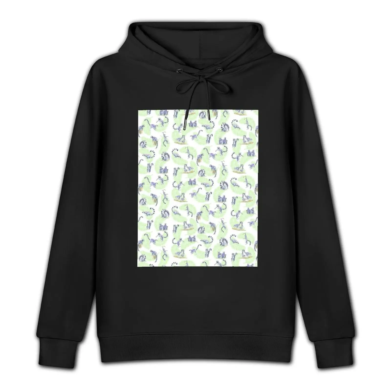 Loony Leeping Lemurs Pullover Hoodie mens designer clothes men wear male clothes graphic hoodie