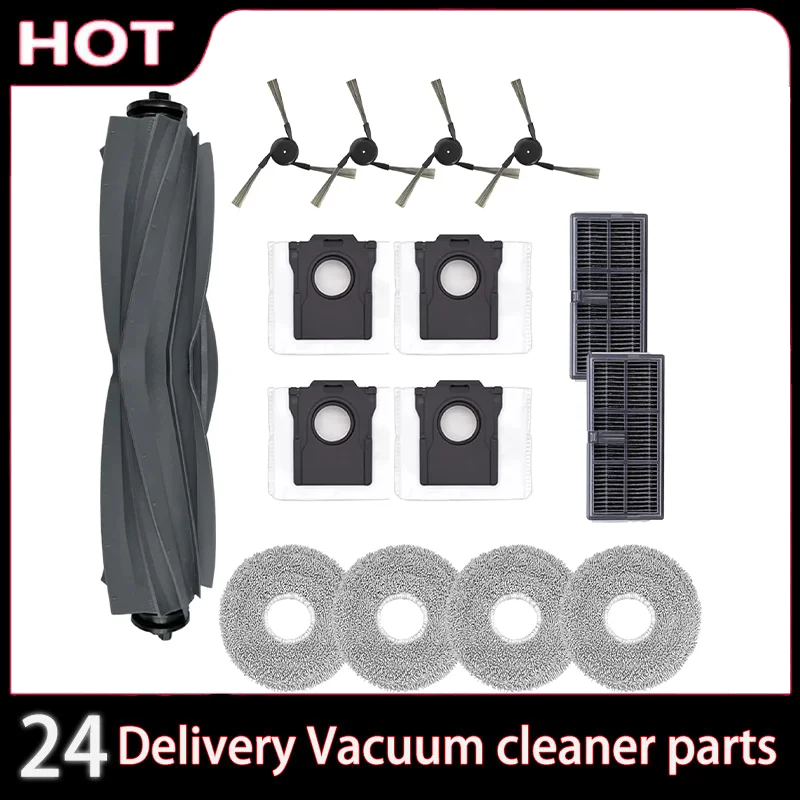 

15 шт. запасных частей, совместимых с роботами-пылесосами Dreame X40 Ultra/L40 Ultra/S20 Pro Ultra/MOVA P10 Ultra