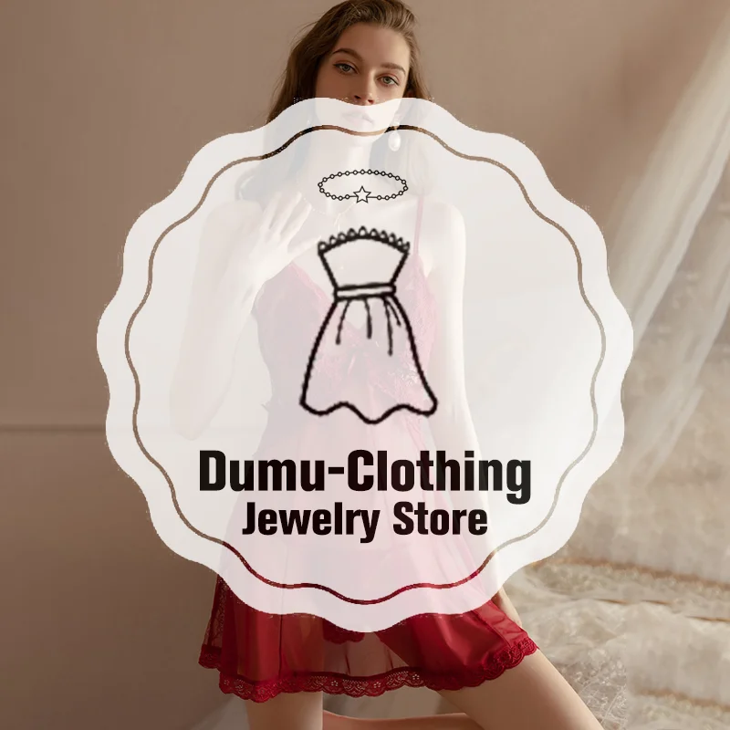 

Mesh Transparent Suspender Erotic Sleepwear Women's Lace Seductive Nightgown