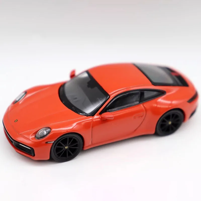 MINIGT Model samochodu sportowego 911 4S w skali 1:64, odlew ze stopu, symulacja, statyczny model do kolekcji, dekoracja, świąteczny prezent, pamiątka.