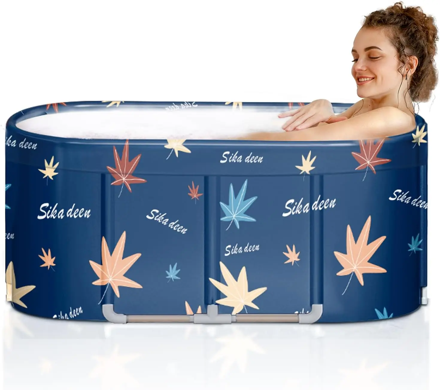 Portable Bathtub,Foldable Freestanding Bathtub,Japanese Soaking Tub,Shower Stall Tub,Bathroom Folding SPA Bath For Adults