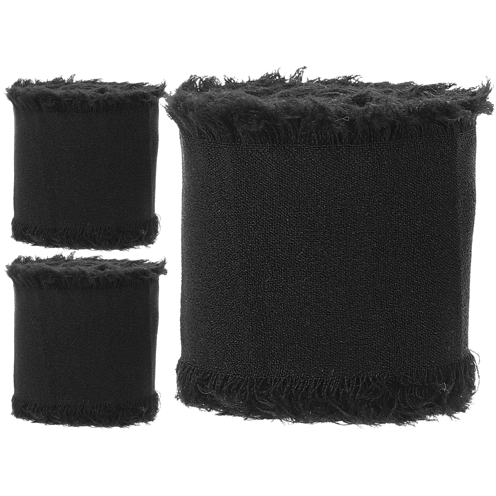 

3 Rolls Multi-Color Fringe Ribbon Decorative Wrapping Ribbon for Wedding Bouquets Gift Wrapping DIY Crafts Ribbons for Crafts