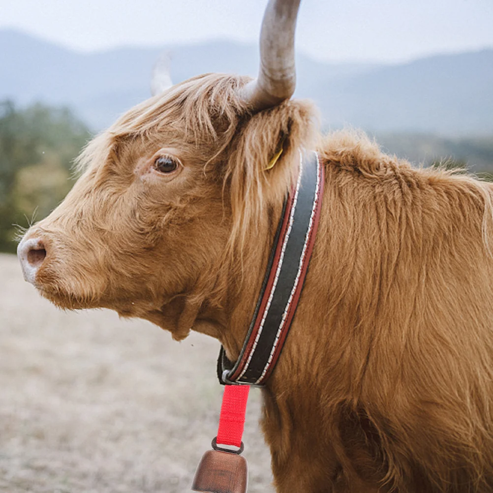 2 pçs acampamento ao ar livre sino de vaca para animais de estimação acessórios fita metal anti perdido ferro