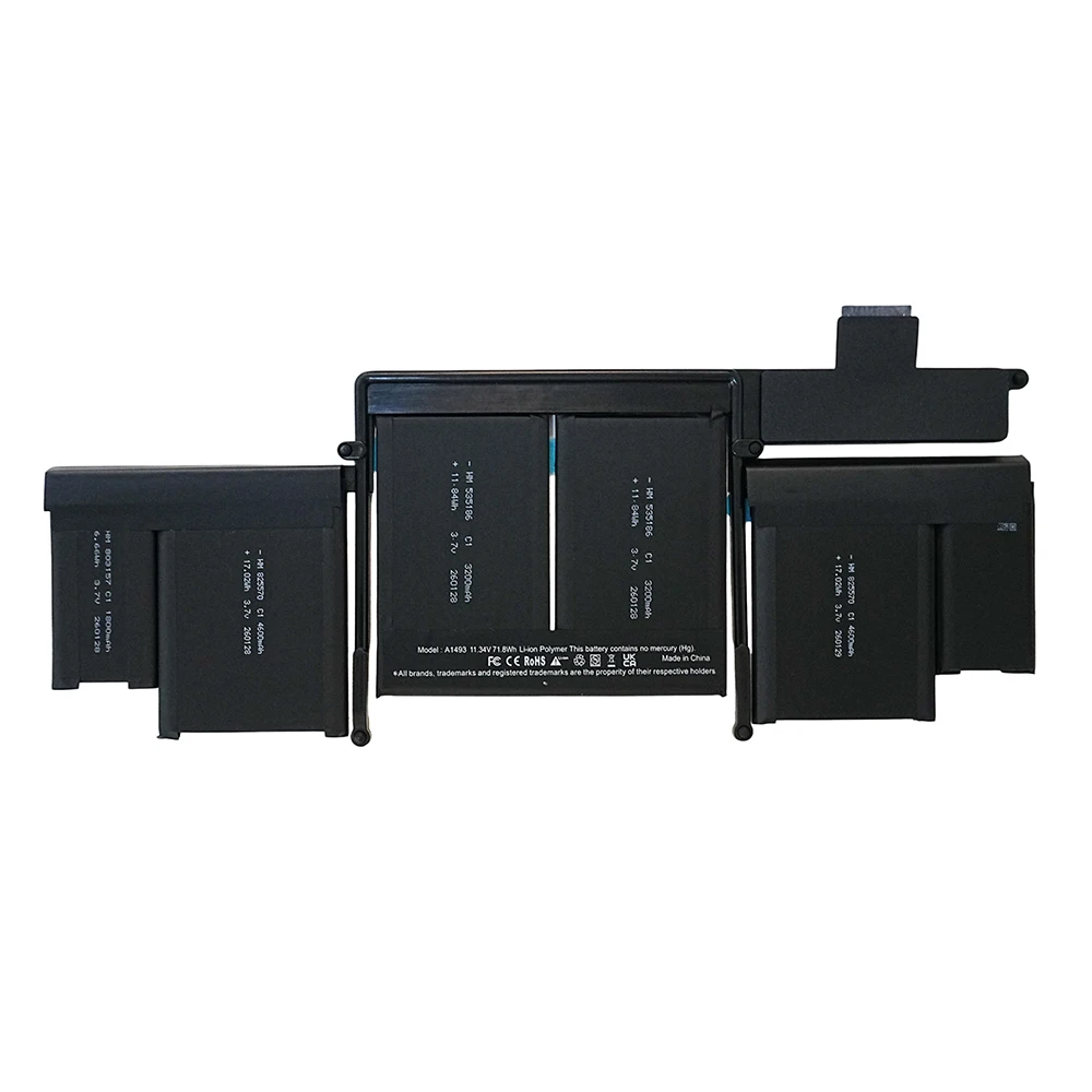 A1493 11.34V 71.8Wh Laptop Battery For Apple Macbook Pro 13
