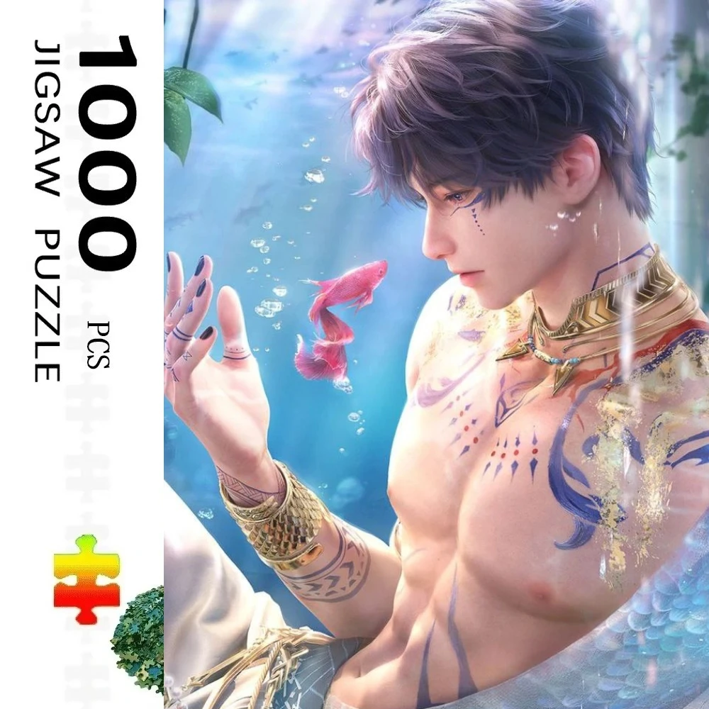 

500 Pieces Jigsaw Puzzle for Adults Love and Deep Space Paper Puzzles Home Decor Wall Display Festival Gift