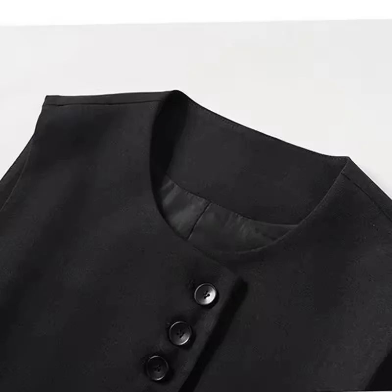 Fashion Suit Vest Women New 2025 Autumn Korean Sleeveless Casual Blazer Vests Coats Female Temperament Joker Outerwear Tops