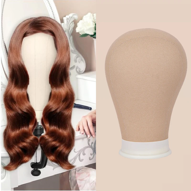 

Холщовая головка для укладки салона для изготовления париков, плетение волос, подставка для плетения волос с монтажным отверстием, подставка для парика
