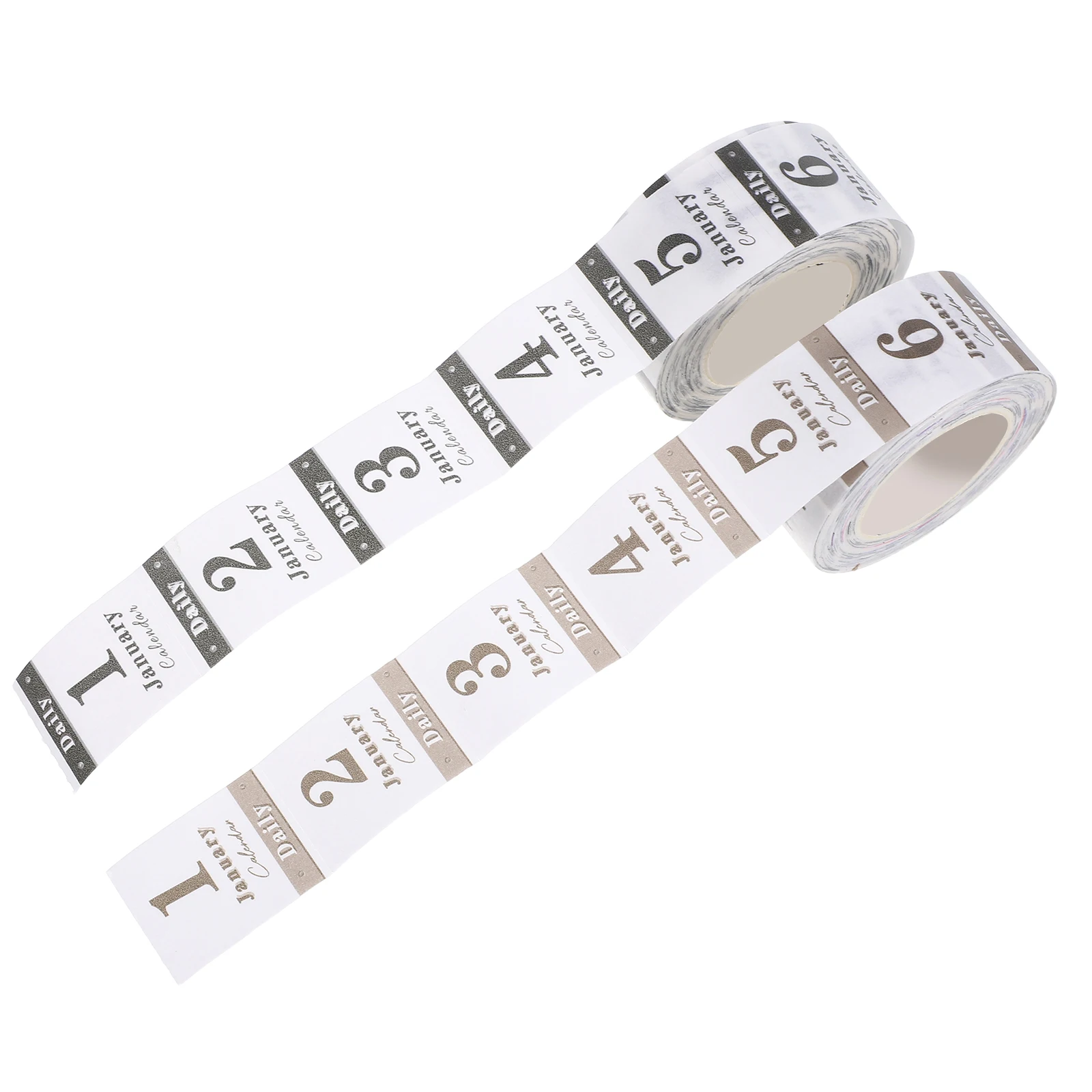 

2 рулона бумаги васи, этикетки с датами, минималистичные наклейки с календарем и номерами для ежедневного ежемесячного планировщика, организация журнала, скрапбукинга