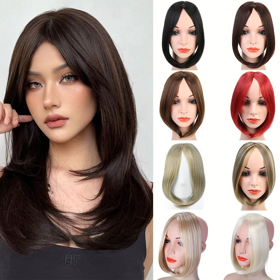 EASTSECRET BB Clip Two Sides Hair Bangs Synthetic Clip In Hair Extensions Elegant Natural Looking For Daily Use Hair Accessories